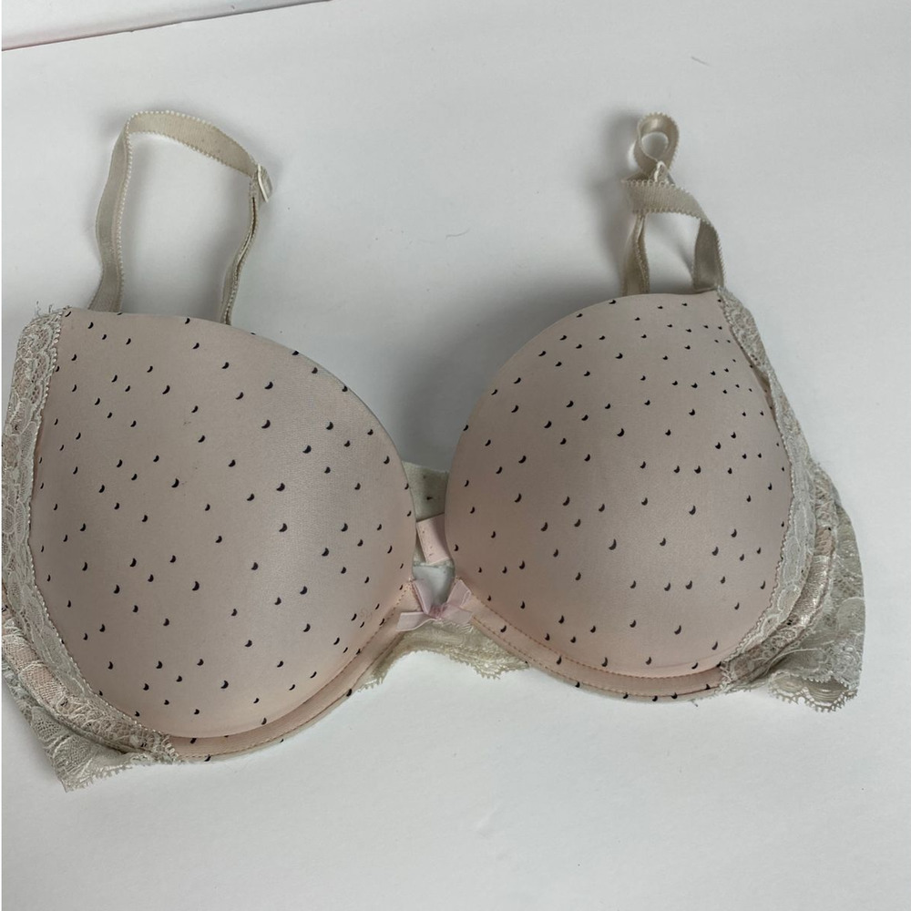 Victoria's Secret Dream Angels Push Up Bra Lace Cream 34D